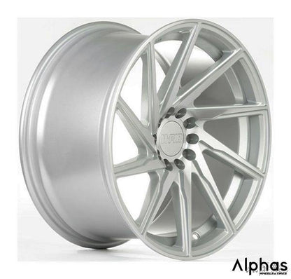 F1R F29 20x11 5x112 28 Machine Silver (Set of 4) - alphasone