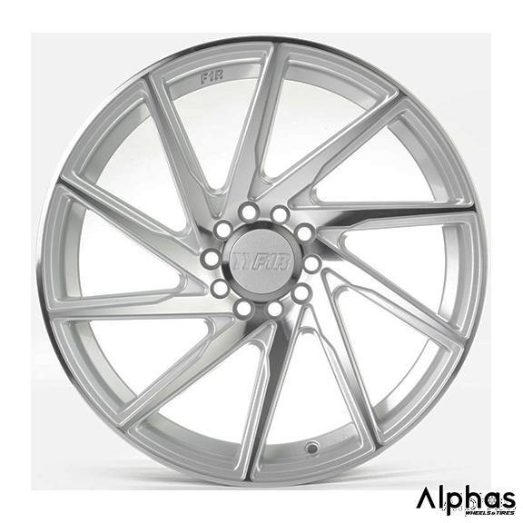 F1R F29 20x11 5x112 28 Machine Silver (Set of 4) - alphasone