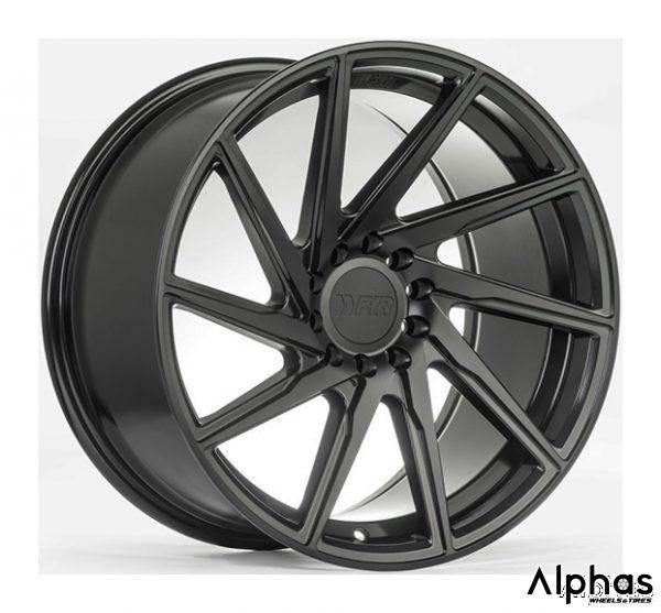 F1R F29 20x8.5 5x120 20 Double Black (Set of 4) - alphasone