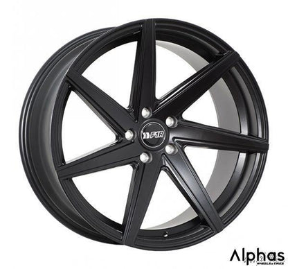 F1R F35 20x8.5 5x120 35 Satin Black (Set of 4) - alphasone