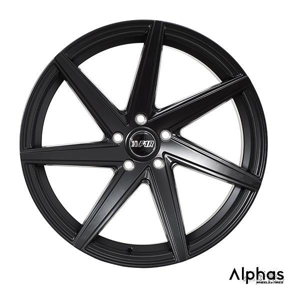 F1R F35 20x8.5 5x120 35 Satin Black (Set of 4) - alphasone