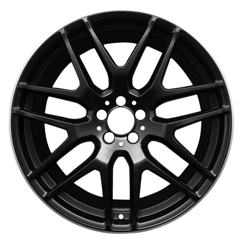 MB8 18X8 5X112 +42 66.6 (MATTE BLACK MACHINED TIP) - alphasone