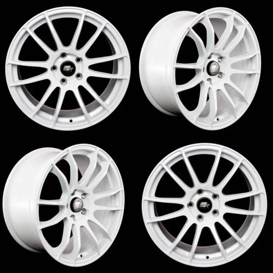 MST MT33 5x114.3 18x8.5 32 73.1 Glossy White (Set of 4) - alphasone
