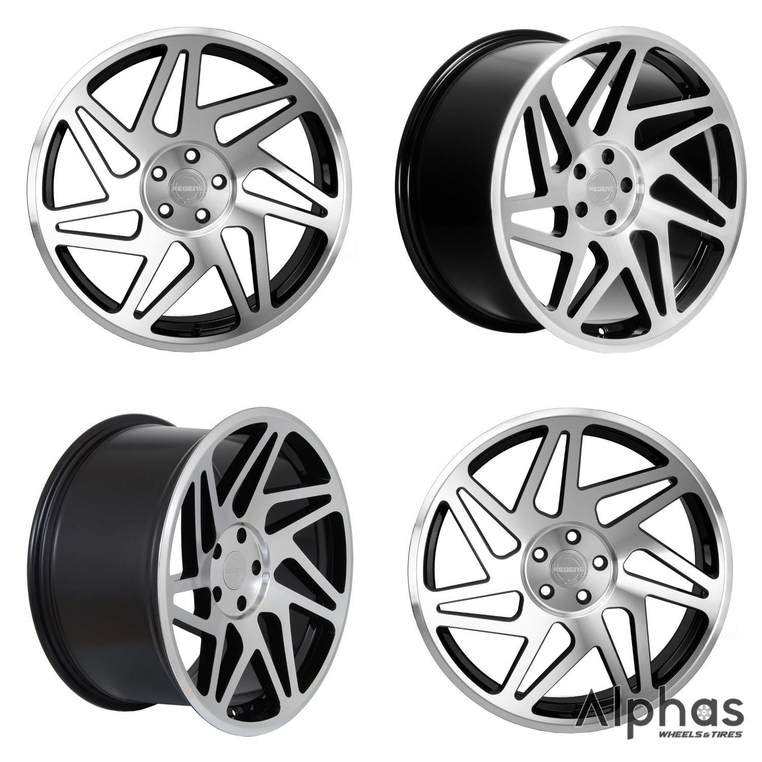 Regen5 R31 18x9.5 5x100 38ET Machine Black (Set of 4 Wheels) – alphasone