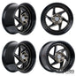 Regen5 R34 18x9.5 5x112 40ET Smoked Carbon/ Black Lip (Set of 4 Wheels) - alphasone