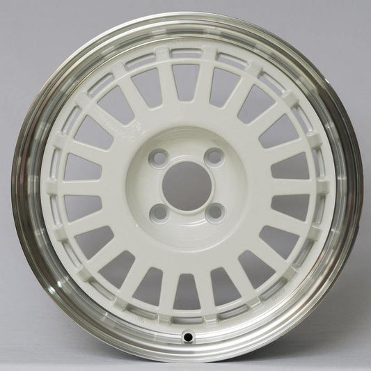 ROTA EG6 16x7 4X100 40 67.1 WHITE WITH POLISH LIP - alphasone