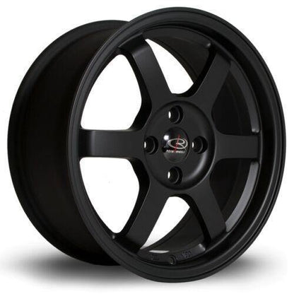 ROTA GRID 16x7 4X100 27 56.7 FLAT BLACK - alphasone