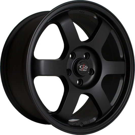ROTA GRID 17x7.5 5X100 48 56.1 FLAT BLACK - alphasone