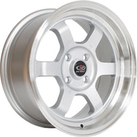 ROTA GRID-V 16x8 4X100 0 67.1 FULL POLISH SILVER - alphasone