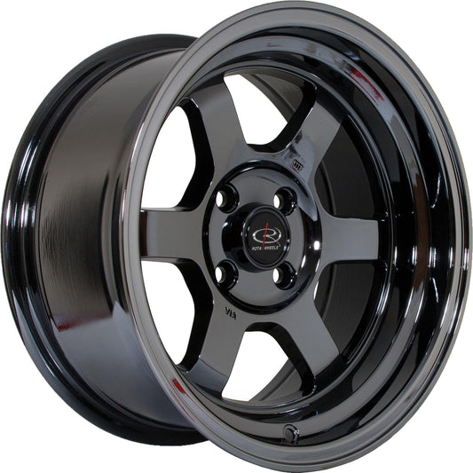 ROTA GRID-V 16x8 4X100 20 67.1 HYPERBLACK - alphasone