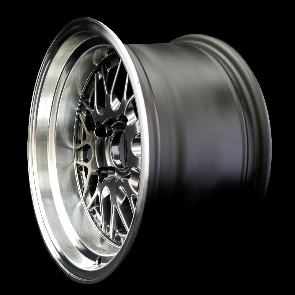 ROTA KENSEI 15x8 4X100 -10 67.1 HYPERBLACK WITH POLISH LIP - alphasone