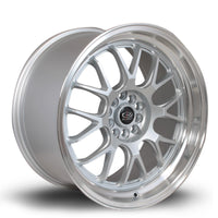 ROTA MXR-F 18x8.5 5X114.3 44 73 SILVER WITH POLISH LIP - alphasone