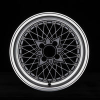 ROTA OS MESH 15x7 4X100 25 57.1 HYPERBLACK WITH POLISH LIP - alphasone