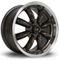 ROTA RB 15x7 4X114.3 12 73 GUNMETAL WITH POLISH LIP - alphasone