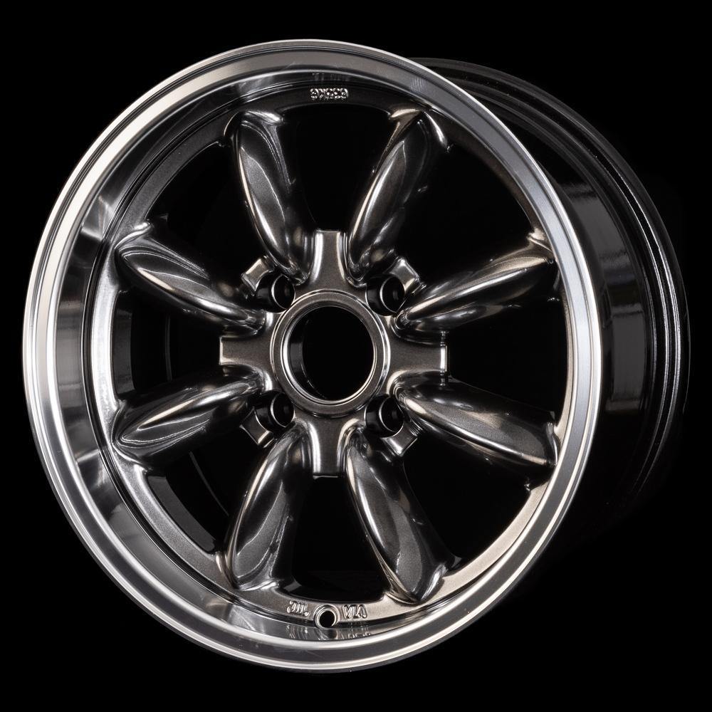 ROTA RB 15x8 4X100 35 67.1 HYPERBLACK WITH POLISH LIP - alphasone