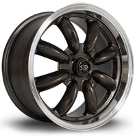 ROTA RB 17x7.5 4X114.3 4 73 GUNMETAL WITH POLISH LIP - alphasone