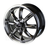 ROTA RBR 17x8.5 4X114.3 4 73 HYPERBLACK WITH POLISH LIP - alphasone