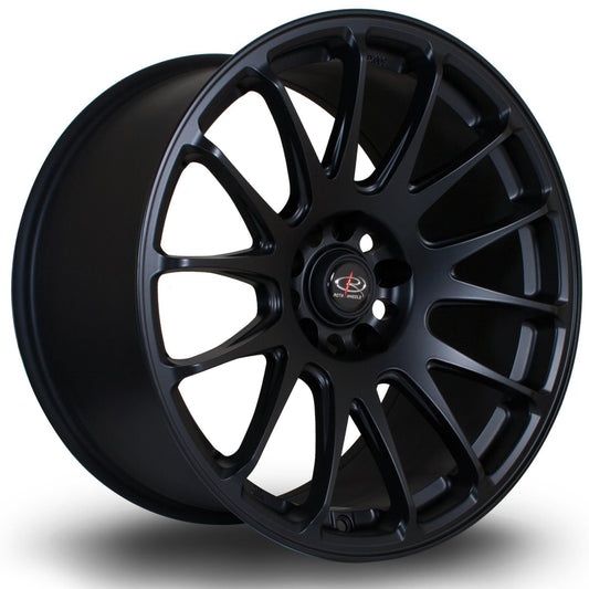 ROTA REEV 15x7 4X100 40 67.1 FLAT BLACK - alphasone