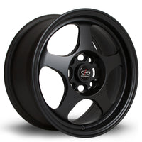 ROTA SLIPSTREAM 17x7.5 4X100 45 67.1 FLAT BLACK - alphasone