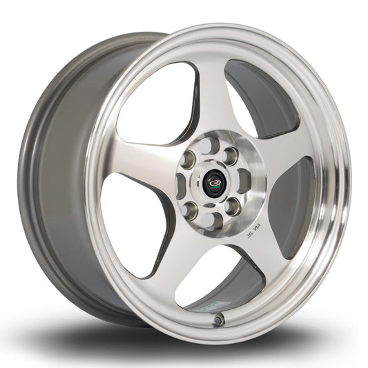 ROTA SLIPSTREAM 18x9.5 5X114.3 38 73 FULL POLISH GUNMETAL - alphasone