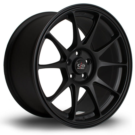 ROTA TITAN-R 18x9.5 5X114.3 38 73 FLAT BLACK - alphasone