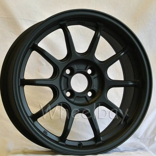Set of 4 - ROTA F500 16X7 +35 4X98 58.1 SATIN BLK RIMS WHEELS - alphasone