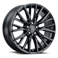 SET OF 4 / W241 D1260 Gloss Black 20x8.0 ET40 5x114.3 CB73.1 - alphasone