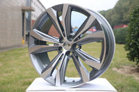 SET OF 4 / W247 Gunmetal Machined Face 20x8.0 Et30 5x114.3 CB60.1 - alphasone