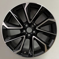 SET OF 4 / W254 D2038 Black Machined Face 18x8.0 ET40 CB73.1 5x100 - alphasone