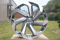 SET OF 4 / W316 Gunmetal Machined Face 22x8.0 ET40 5x100 CB73.1 - alphasone