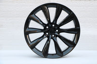 SET OF 4 /W452 1469 Gloss Black 22x9.0 ET35 5x120 CB64.1 - alphasone