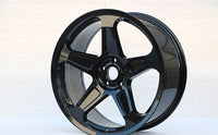 SET OF 4 / W597 Gloss Black 20x10.5 ET25 CB71.5 5x115 - alphasone