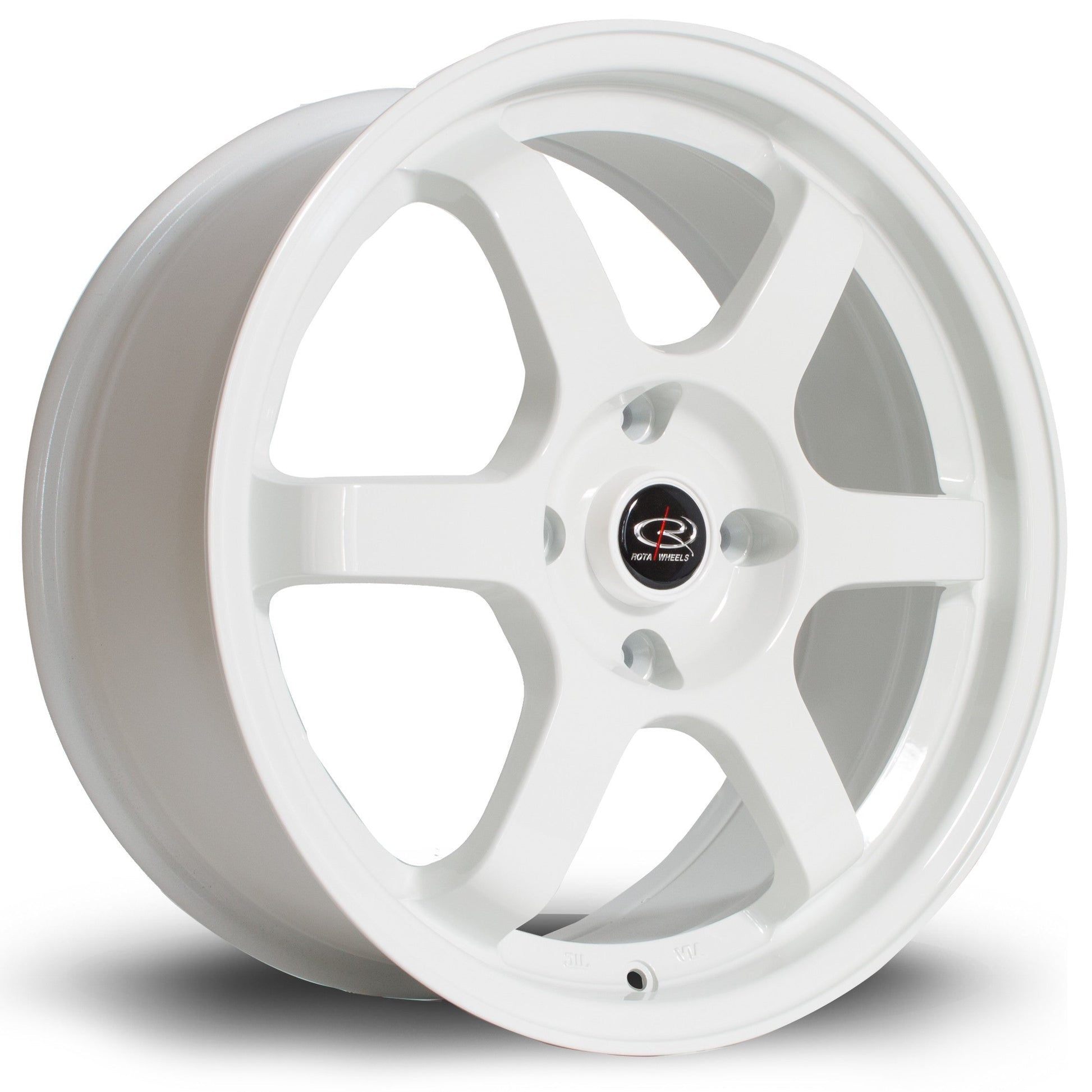 set of 4 wheels rims - ROTA GRID 16X7 4X100 +37 67.1 white FITS CIVIC INTEGRA DEL SOL FIT - alphasone