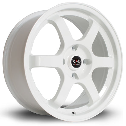set of 4 wheels rims - ROTA GRID 16X7 4X100 +37 67.1 white FITS CIVIC INTEGRA DEL SOL FIT - alphasone