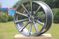 SET OF 4 WHEELS RIMS / W101 Matt Gunmetal Machined Face 19x8.5 ET35 5x114.3 CB 73.1 1188 - alphasone