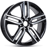 SET OF 4 WHEELS RIMS / W307 Black Machined Face 20x8.5 ET45 CB64.1 5x114.3 1163 - alphasone