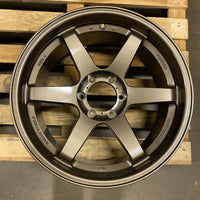 SET OF 4 WHEELS RIMS / W500 Bronze 18x9.0 ET30 5x114.3 CB73.1 - alphasone