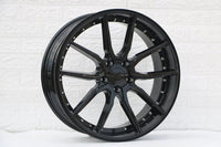 SET OF 4 WHEELS RIMS /W512 1646 Gloss Black Silver Rivert 20*8.5 ET35 5x114.3 CB73.1 - alphasone