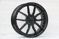 SET OF 4 WHEELS RIMS /W512 Red Machined Lip Silver Rivert 20*9.5 ET35 5x114.3 CB73.1 - alphasone
