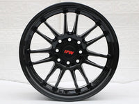 SET of 4 WHEELS RIMS / W560 XH722 Gloss Black 15x7.0 Et35 5x100/114.3 CB73.1 - alphasone