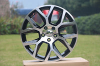 SET OF 4 WHEELS RIMS / W640 Black Machine Face 17*7.5 ET45 5.112 - alphasone