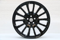 SET of 4 WHEELS RIMS / W795 Gloss Black 22x9.5 ET45 5x120 CB72.6 D959 - alphasone