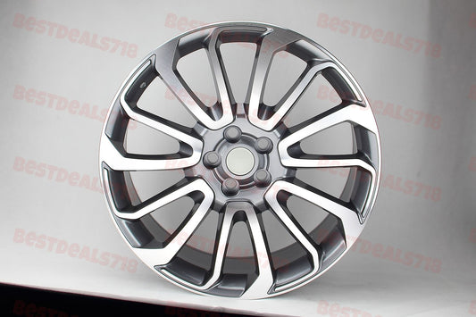 SET of 4 WHEELS RIMS / W795 Gunmetal Machined Face 20*9.5 ET45 5*120 - alphasone