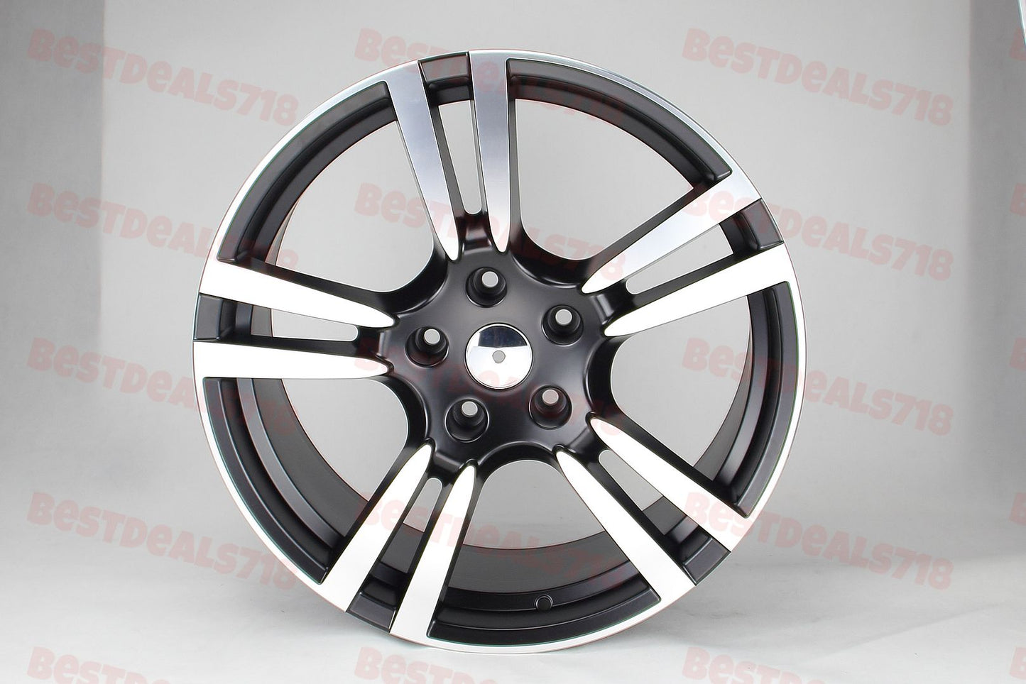SET of 4 WHEELS RIMS / W856 Black Machined Face 20*11 ET67 5*130 CB71.6 - alphasone