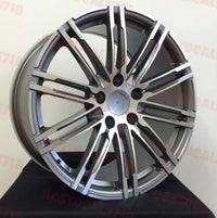 SET of 4 WHEELS RIMS / W858 1026 Gunmetal Machined Face 20x8.5 Et28 5x112 CB66.45 - alphasone