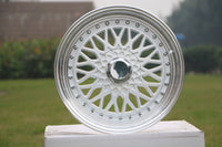 SET of 4 WHEELS RIMS / W881 White Machind Lip 17x8.5 ET35 5x120/114.3 CB73.1 - alphasone