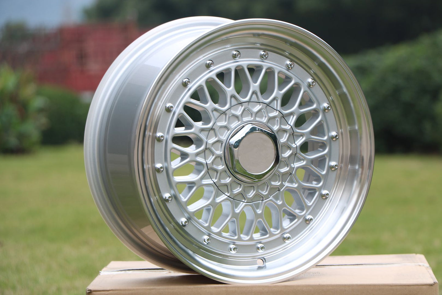 SET of 4 WHEELS RIMS / W883 Silver Machine Face 18*9.0 ET3355*112/114.3 CB 73.1 - alphasone