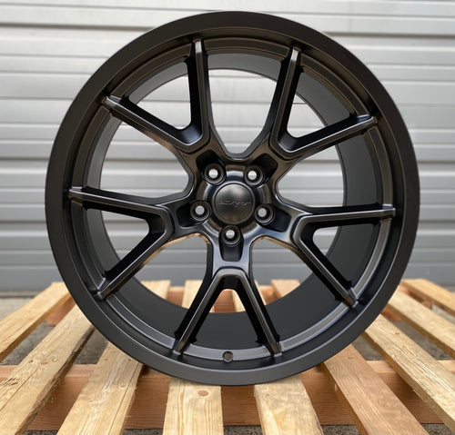 SET OF 4 WHEELS RIMS/20x9+15 5x115 71.5 Matt Black Fit Dodge Charger Challenger C300 - alphasone