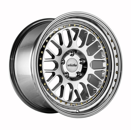 Whistler SK1 19x10.5 5x114.3 +22 73.1 Chrome (Set of 4 Wheels) - alphasone
